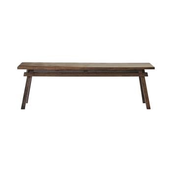 Banc Massif Manguier Miliboo – Industriel 140cm Pour Salon Ou Salle à Manger