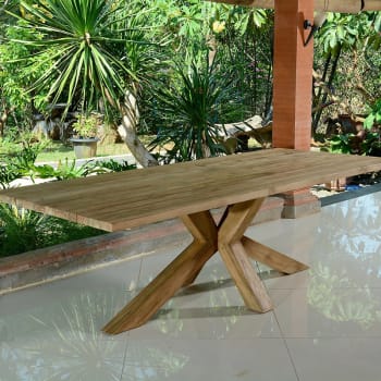 Conceptual - Table en teck recyclé 240 cm