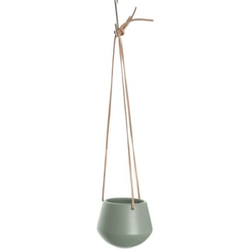 Skittlie - Cache-pot design suspendu small h. 66 cm vert kaki