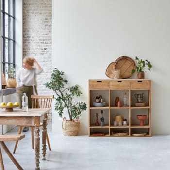 Libreria Bassa in Legno Massello Luc. a Gommalacca - Arredamento e  Casalinghi In vendita a Milano