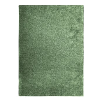 Solance - Tapis lumineux vert bouteille 120x170
