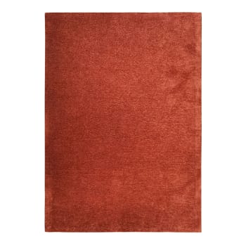 Tappeto pelo lungo taftato morbido rosso porpora 120x170 Relaxx