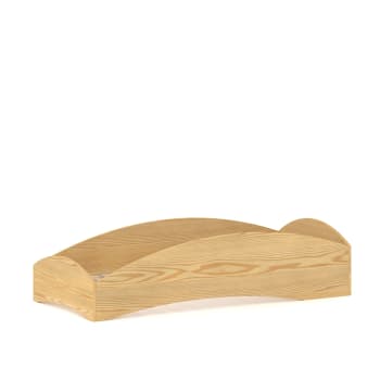 Letto singolo in legno massello di pino 190x90 Naturale