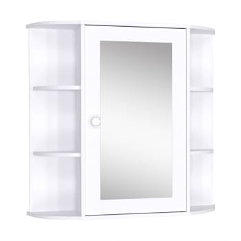Armario de espejo 66 x 17 x 63 cm color blanco