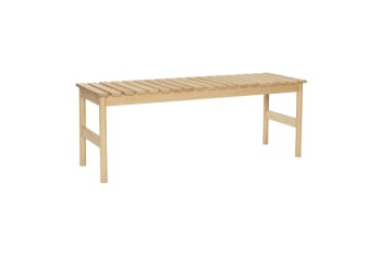 Nomade - Banc 2 places en bois beige