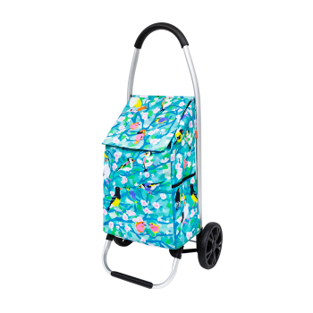 TROLLY - Chariot de courses  bleu clair polyester 0 x 22 x 53 cm