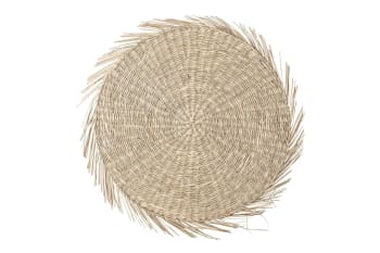 Rieucazé - Napperon en fibres naturelles beige