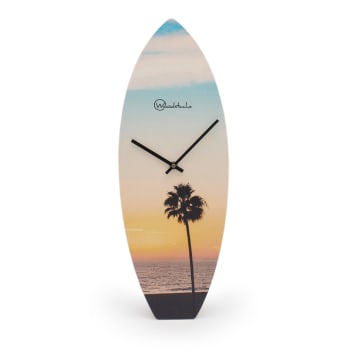 Horloge surf en bois Santa Monica H46,2 cm