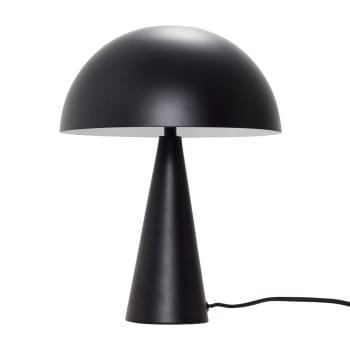 Mush - Lampada da tavolo in metallo nero