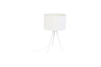 Tripod - Lámpara de mesa de poliéster blanco