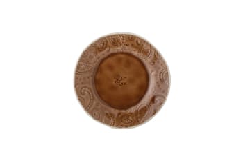 Rani - Plato de gres marrón