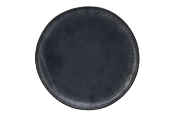 Pion - Assiette en céramique noir