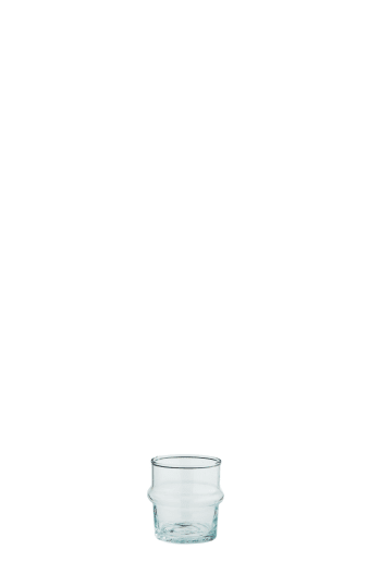 Beldi - Kleiner Wasserkrug aus klarem Glas, transparent