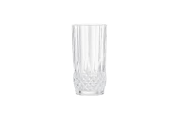 Fenja - Vaso de vidrio transparente