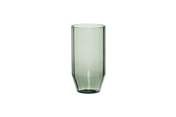 Aster - Vaso de agua de cristal verde