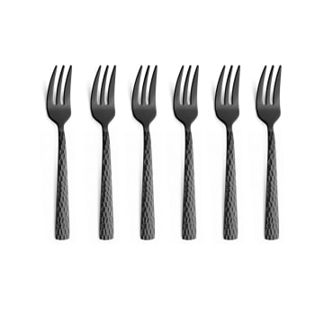 Kit Posate Tramontina Art.Nr. 29899/157-Set Di 6 Forchette Acciaio Inossidabile Ligh Nero 30 X 30 X 30 Cm D 1084040