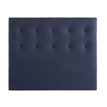 Reve - Tête de lit capitonnée bleu marine 140 cm