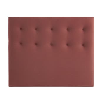 Crepuscule - Tête de lit capitonnée rouge 140 cm
