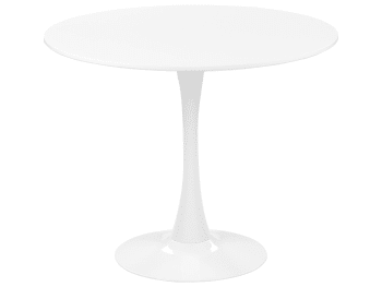 Boca - Tavolo da pranzo bianco ⌀ 90 cm