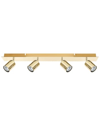 Plafone Da Soffitto Per Lampada In Metallo Rame - 105 X 25 Mm, Diametro Foro Centrale 10 Mm, Filetto 5 Mm, Kit Installazione Incluso
