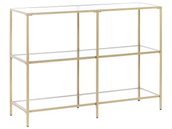 Oretta - Console in stile glamour con 4 ripiani