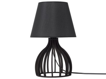 Agueda - Lámpara de mesa negra 36 cm