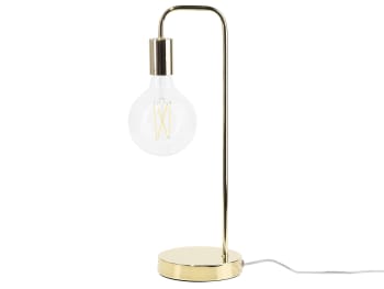 Savena - Lámpara de mesa de metal dorado 48 cm