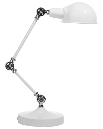 Lampe de bureau blanche H42cm HUSK