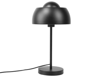 Senette - Lámpara de mesa de metal negro 44 cm