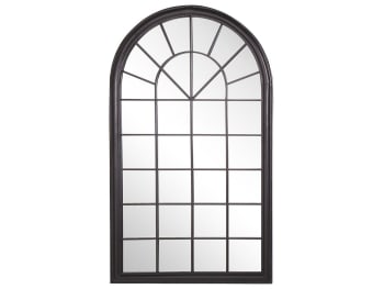 Trevol - Specchio da parete nero 76 x 130 cm