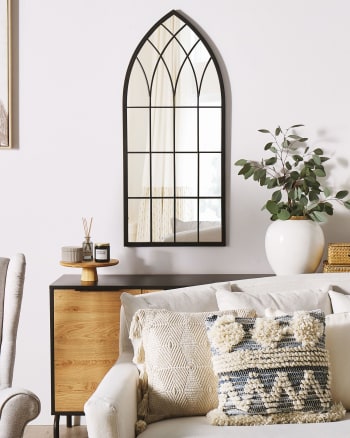 ATMOSPHERA CREATEUR D'INTERIEUR - Specchio ad arco anahi in rattan