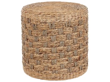 Basslet - Pouf giacinto d'acqua e alghe marine naturale ⌀ 40 cm