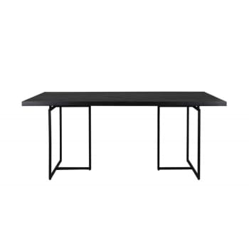 Class - Table design en bois noir