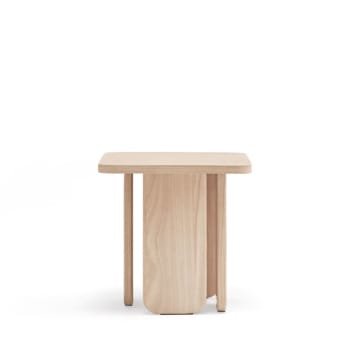 Arq - Table d'appoint carrée en bois clair