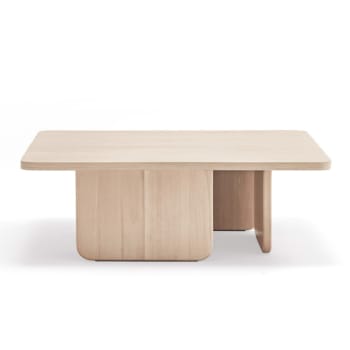 Arq - Table basse carrée en bois clair