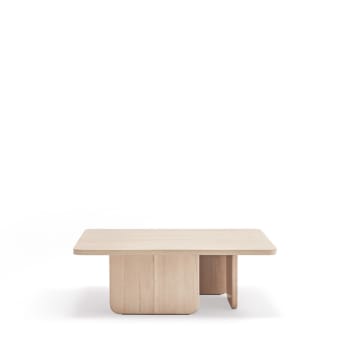 Arq - Table basse carrée en bois clair