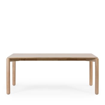 Atlas - Table à manger en bois 180x100cm bois clair