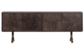 Draw - Sideboard aus braunem Holz L180
