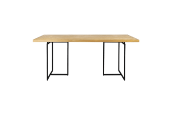 Class - Grande table en bois beige
