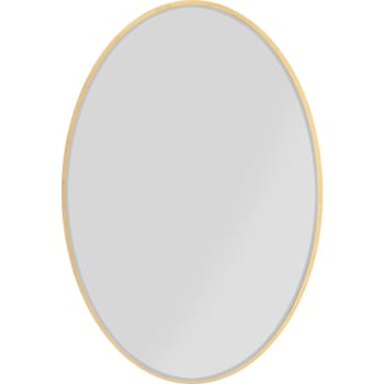 Jetset - Miroir ovale doré 94x64
