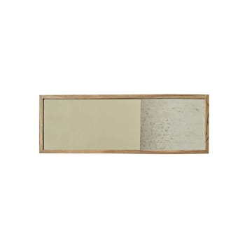Eden rock - Espejo rectangular de madera de acacia maciza