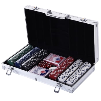 Valigetta poker professionale con fiches e mazzi alluminio colorato