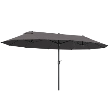 OMBRELLONE DA GIARDINO PIEGHEVOLE GRANDE CON ASTA 8 SEGMENTI 350cm