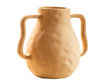 SABLETTE - Vase en céramique beige