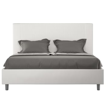 ITYHOME - Letto Focus 120X190 Rete e Contenitore Bianco