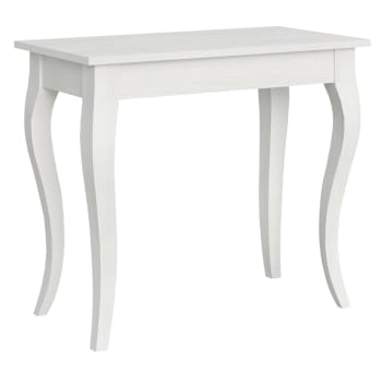 Olanda small - Consolle allungabile 90x48/204 cm effetto legno bianco frassino