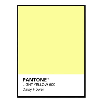 PANTONE - Póster con marco negro 30x40