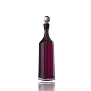 Bottiglia di design in acrilico H 35,5 cm per la tavola rossa
