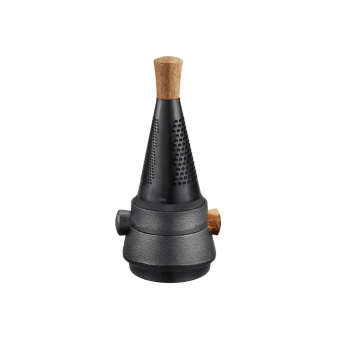 X-PLOSION - Kit pilon, mortier et râpe à épices en fonte noir