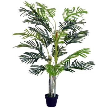 Outsunny - Palma artificiale in vaso verde